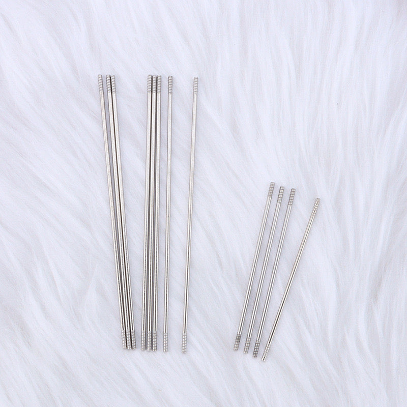 FS2006- 10 Pieces 117MM Stainless steel Long Extension Rod For Beadable Pens