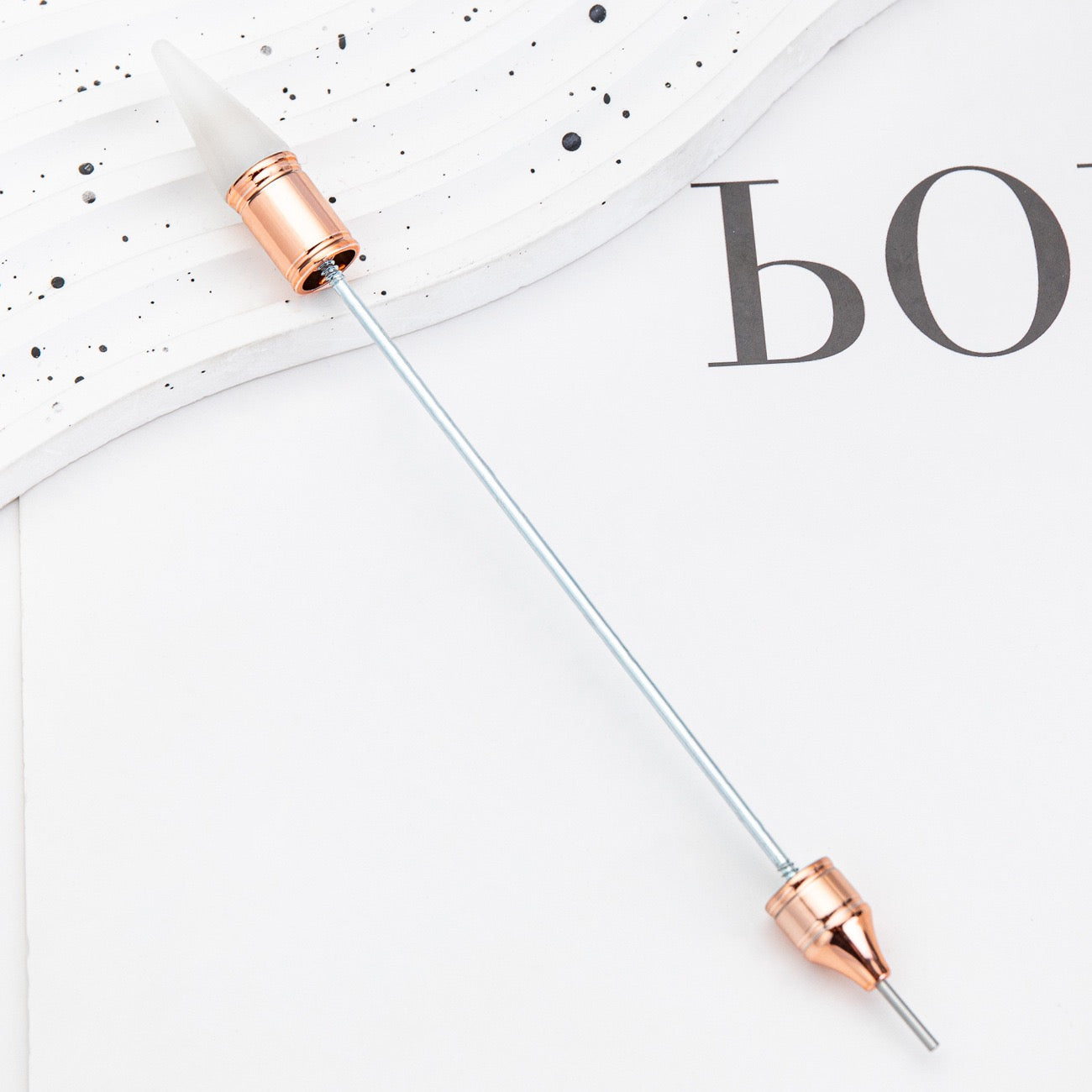 FS0233- Beadable Double-headed Drill Pen Nail Tools