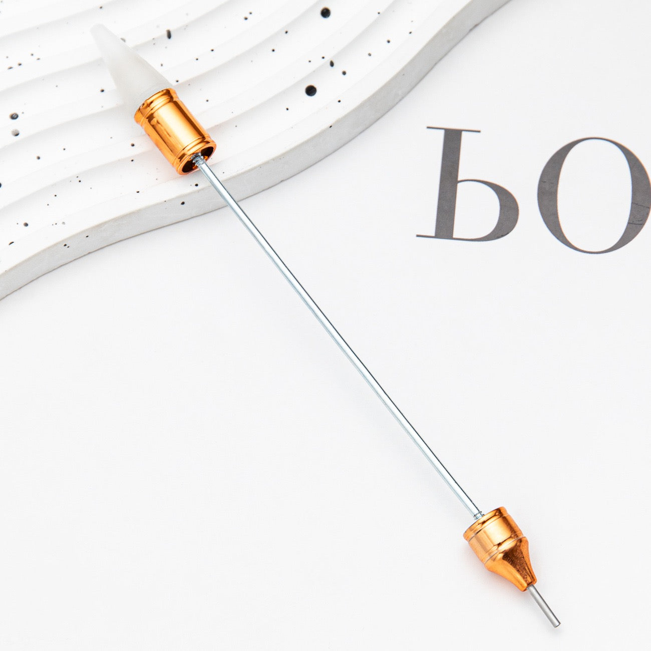 FS0233- Beadable Double-headed Drill Pen Nail Tools