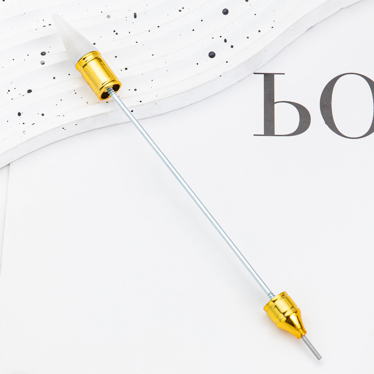 FS0233- Beadable Double-headed Drill Pen Nail Tools