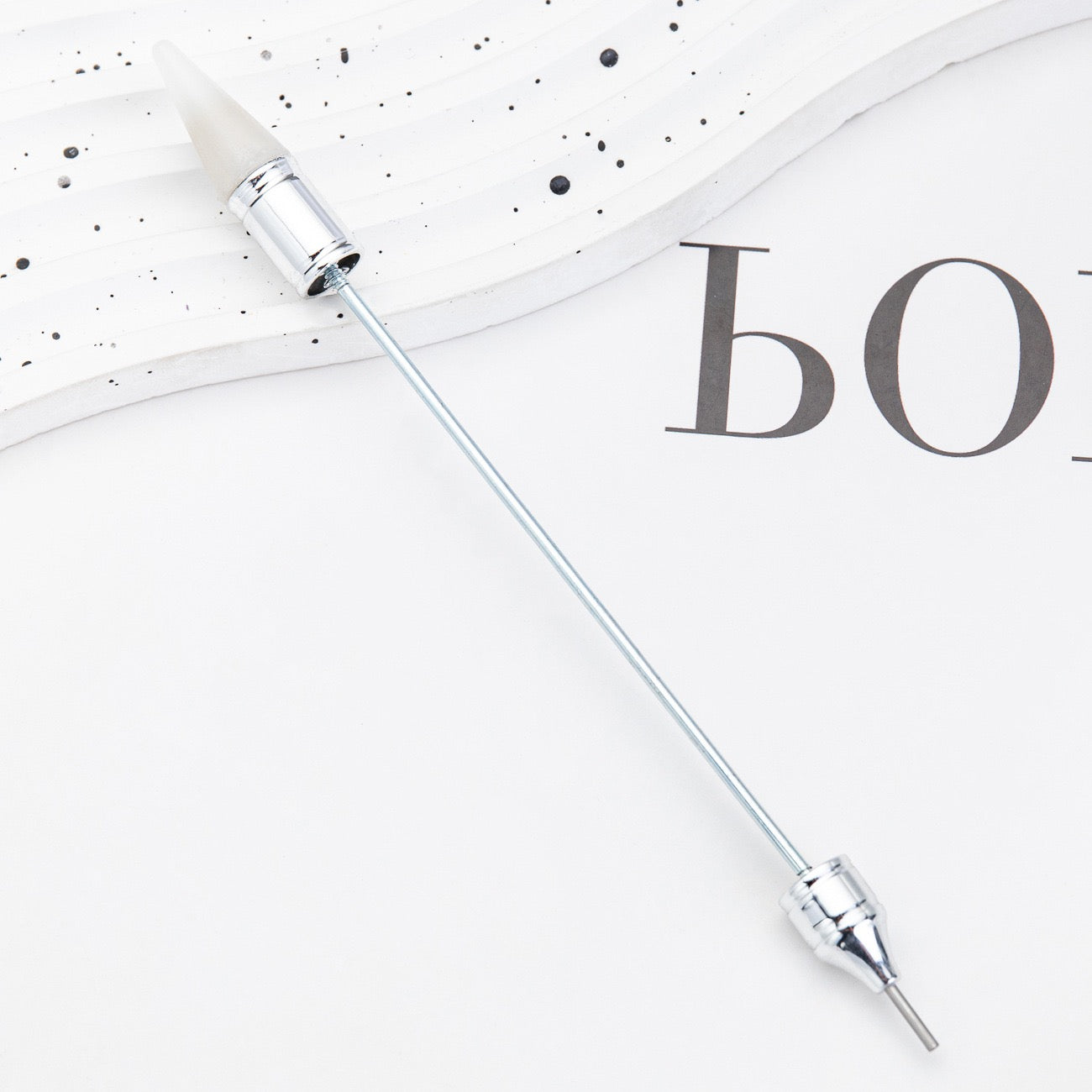 FS0233- Beadable Double-headed Drill Pen Nail Tools