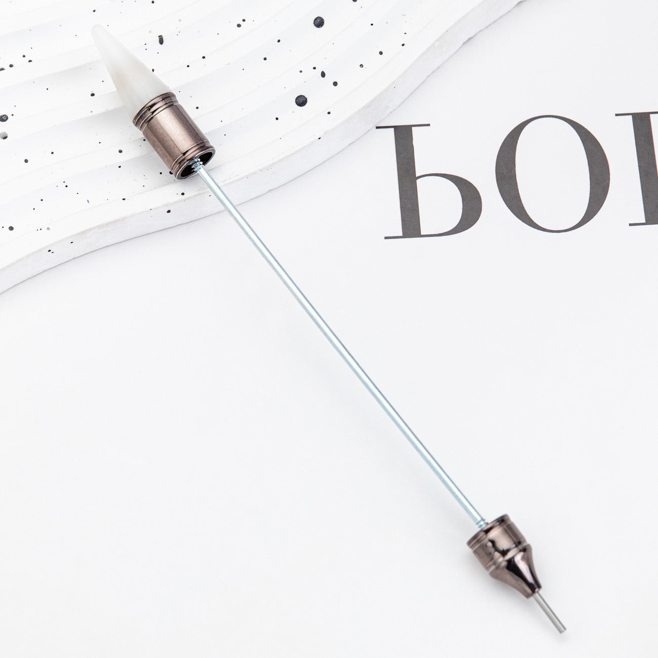 FS0233- Beadable Double-headed Drill Pen Nail Tools