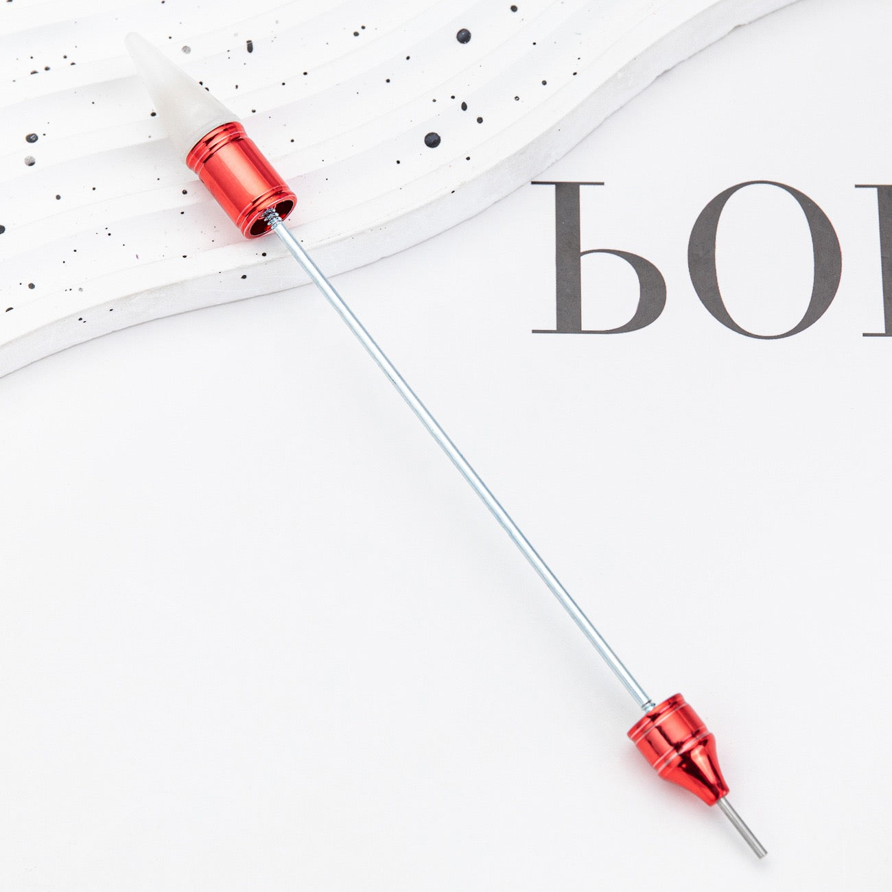 FS0233- Beadable Double-headed Drill Pen Nail Tools