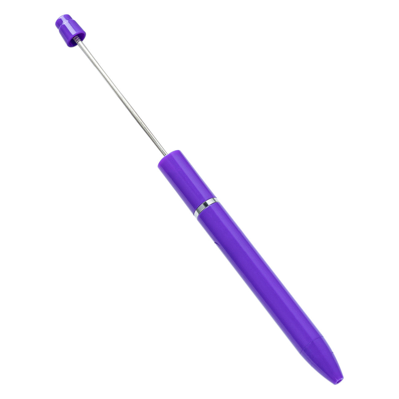 FS0192- 10Pieces New Style Plastic Beadable Pens - Beaded Pens in Solid Colors