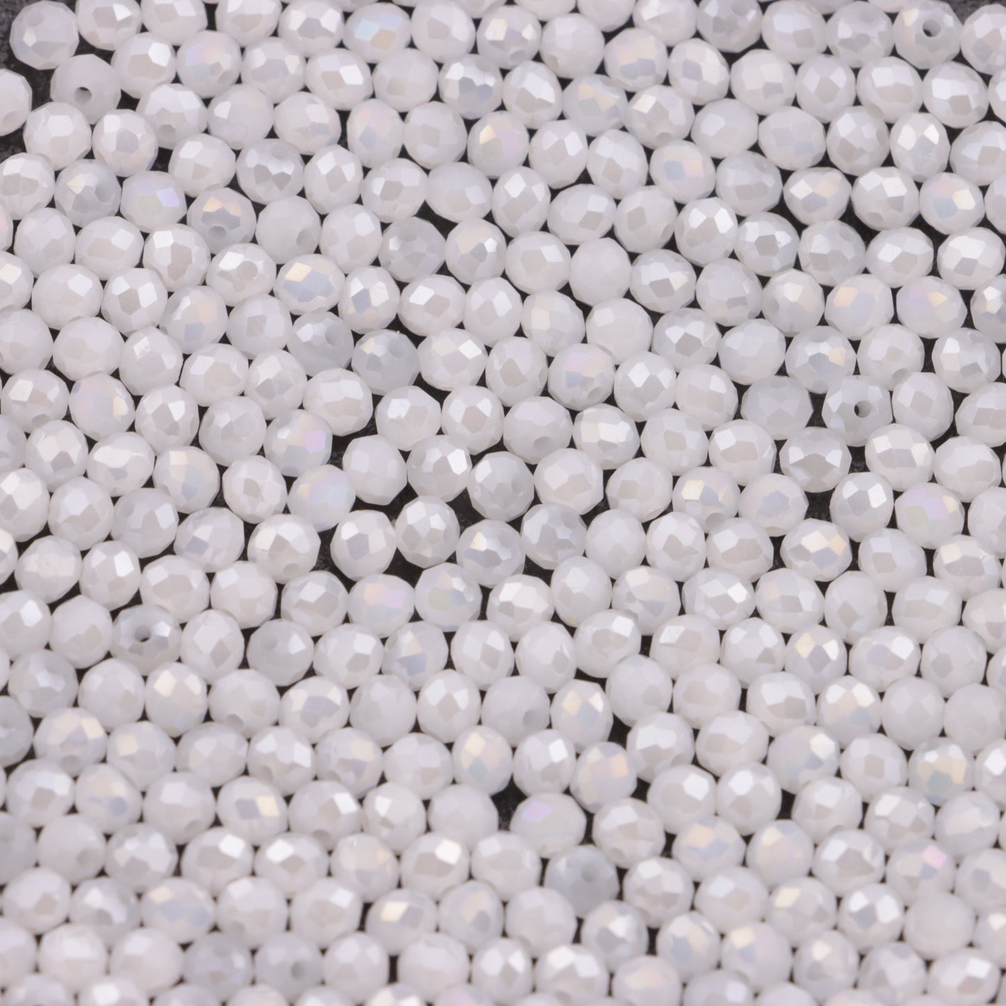 FS6054- Approximately 4mm Crystal Glass Beads AB