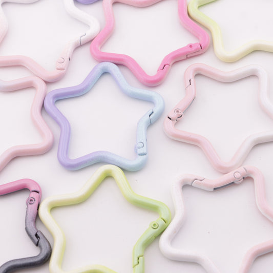 KM6051- 44mm スターグラデーションキーチェーンリング