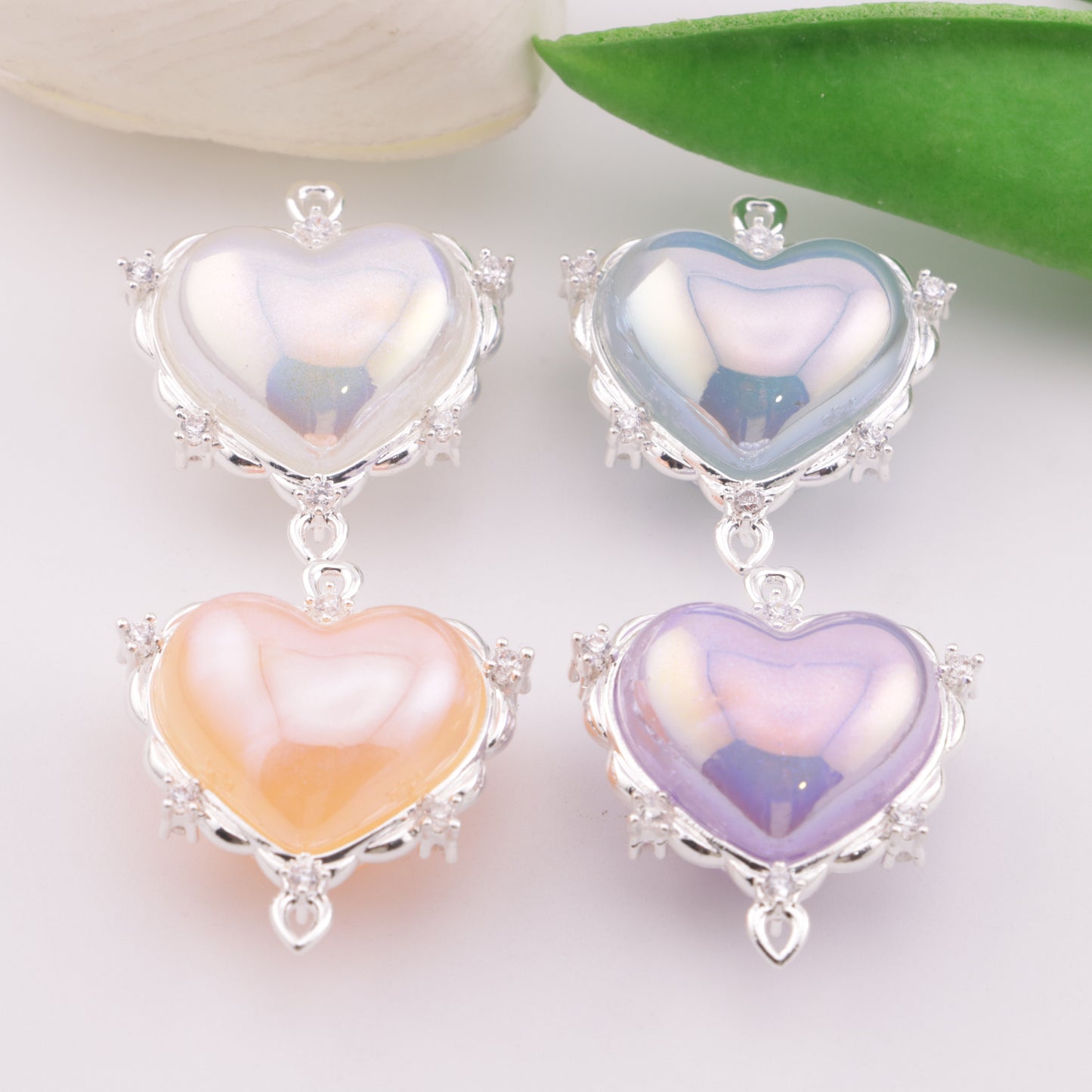 FS6085- Love Double Pendants