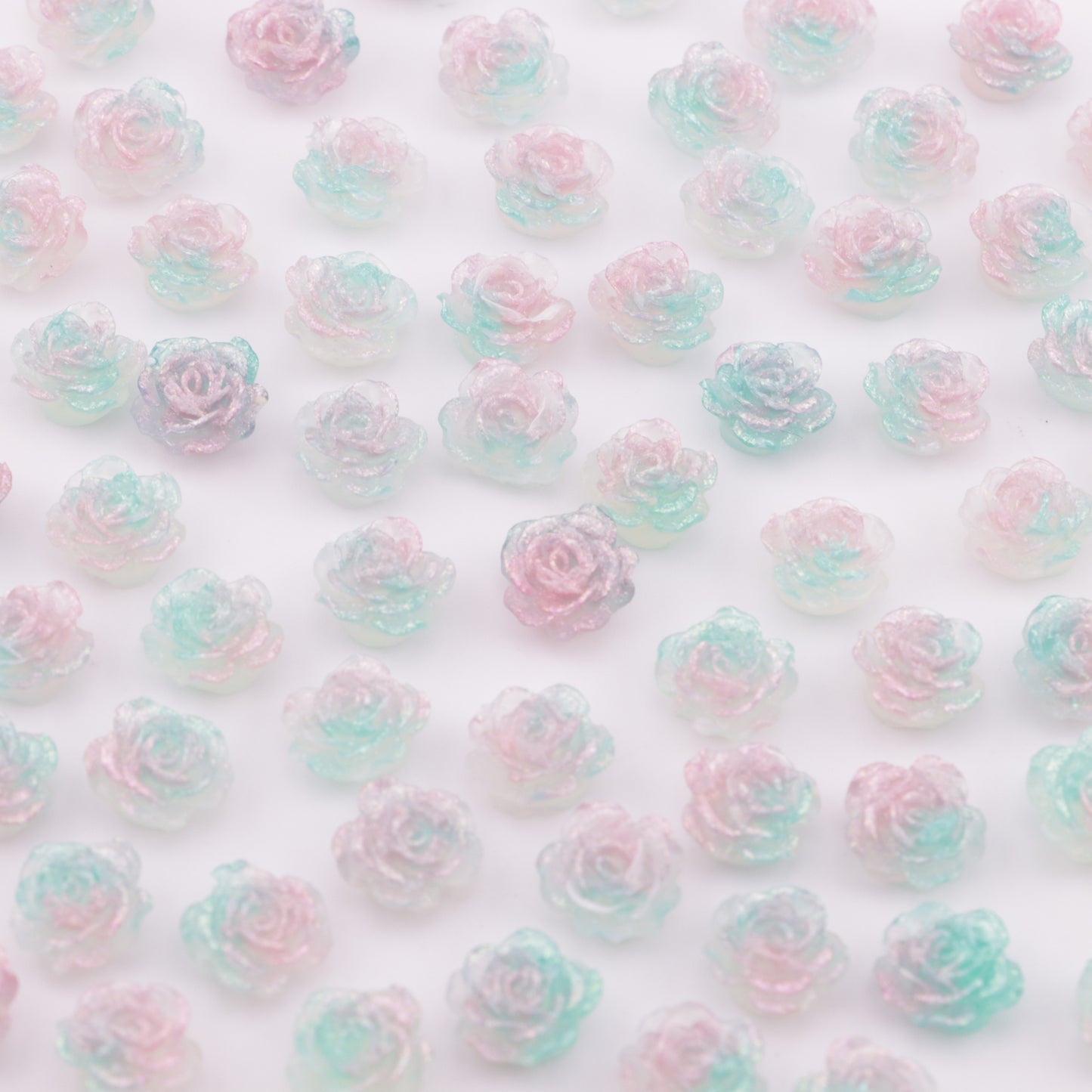 FS6082- 10mm Luminous Soft Flower Charms Luminescent Soft Flower Patches