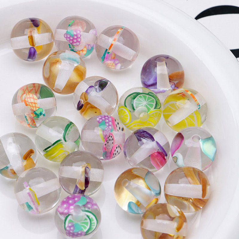 FS0991- 16Mm Fruit Beads Mixed Pack