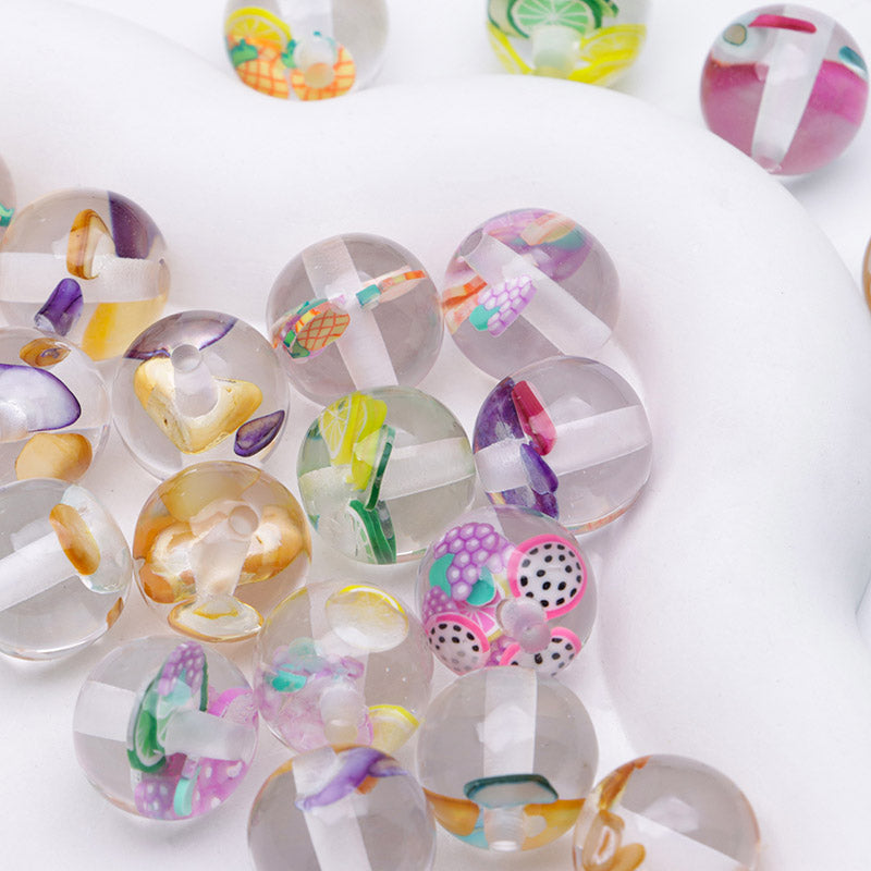 FS0991- 16Mm Fruit Beads Mixed Pack