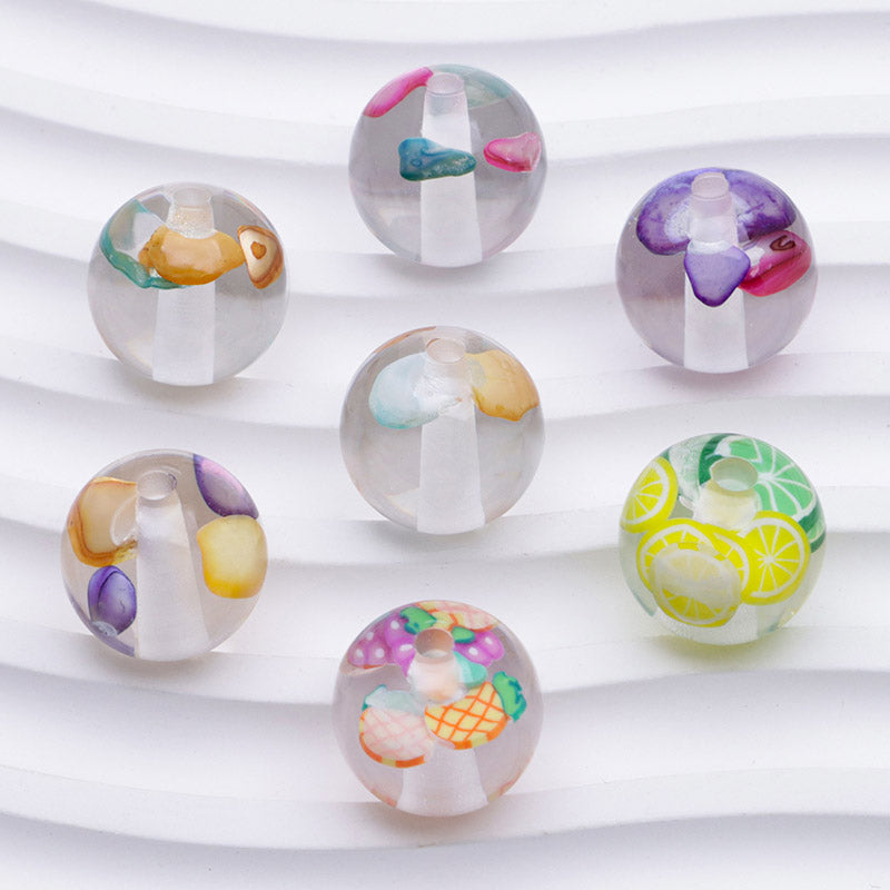 FS0991- 16Mm Fruit Beads Mixed Pack
