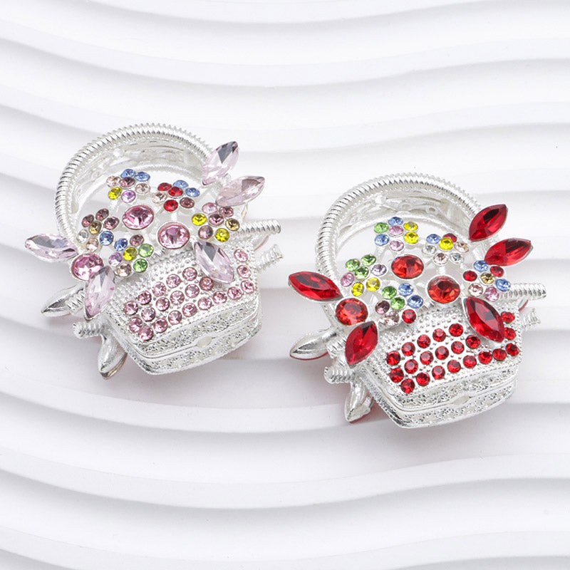 FS4952- Flower Basket Alloy Beads