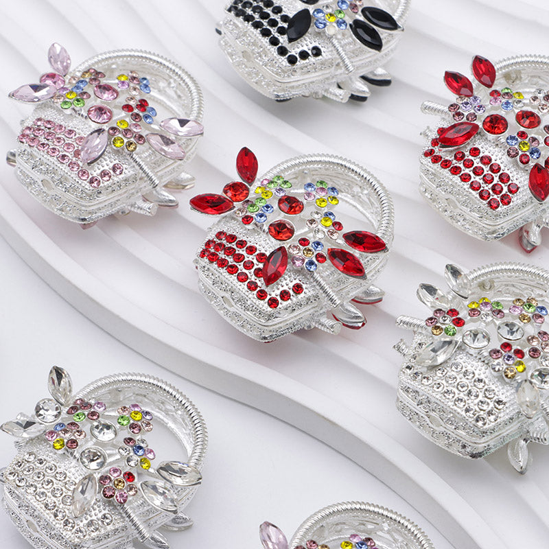 FS4952- Flower Basket Alloy Beads