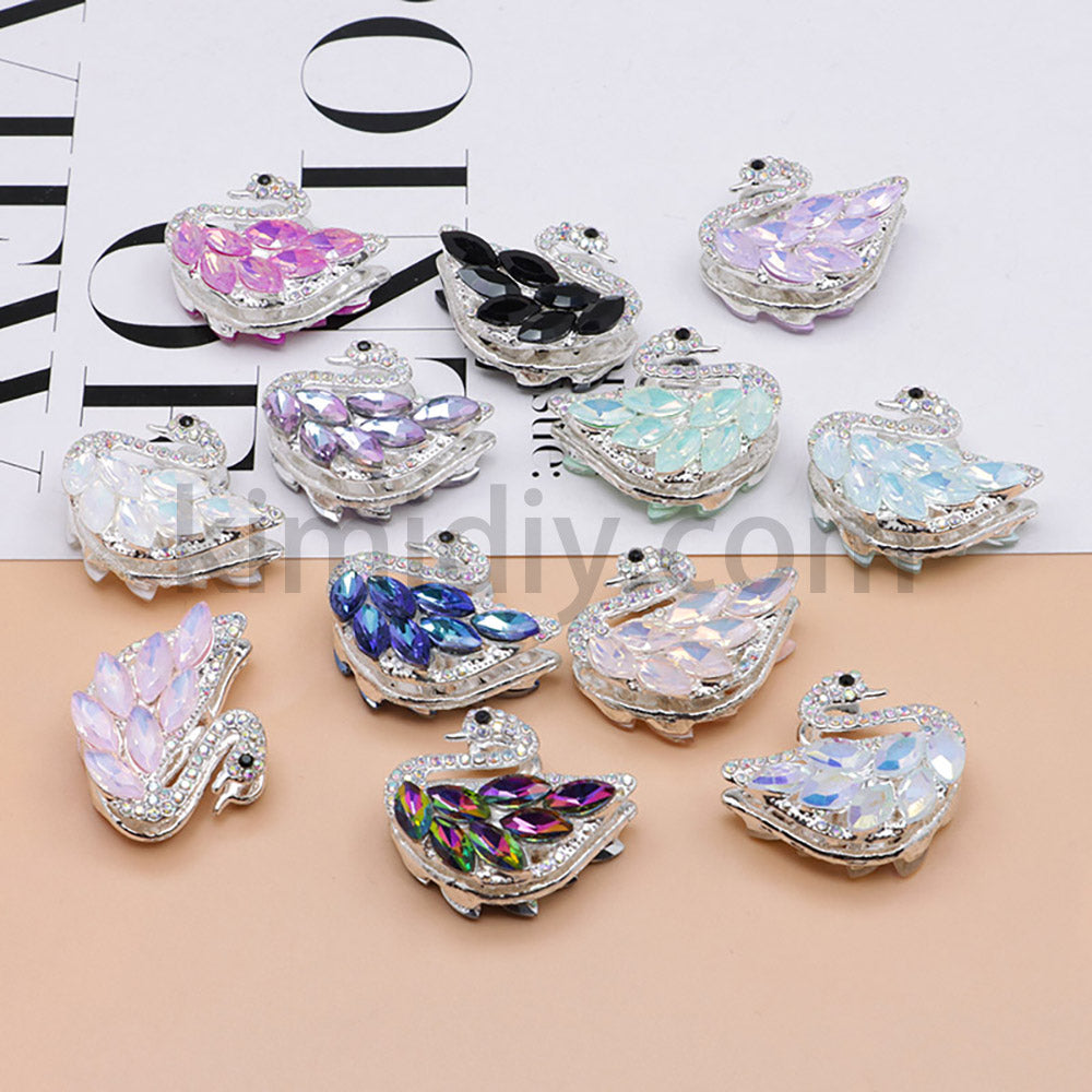 FS1622-Swan Diamond Alloy Beads Fit For Beadable Pens