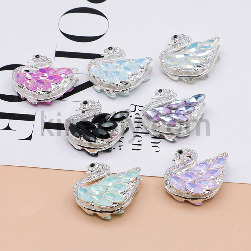 FS1622-Swan Diamond Alloy Beads Fit For Beadable Pens