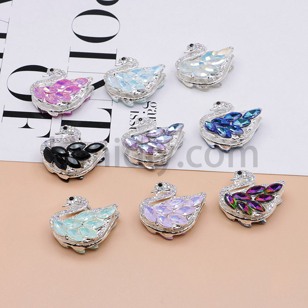 FS1622-Swan Diamond Alloy Beads Fit For Beadable Pens