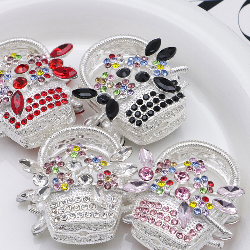 FS4952- Flower Basket Alloy Beads