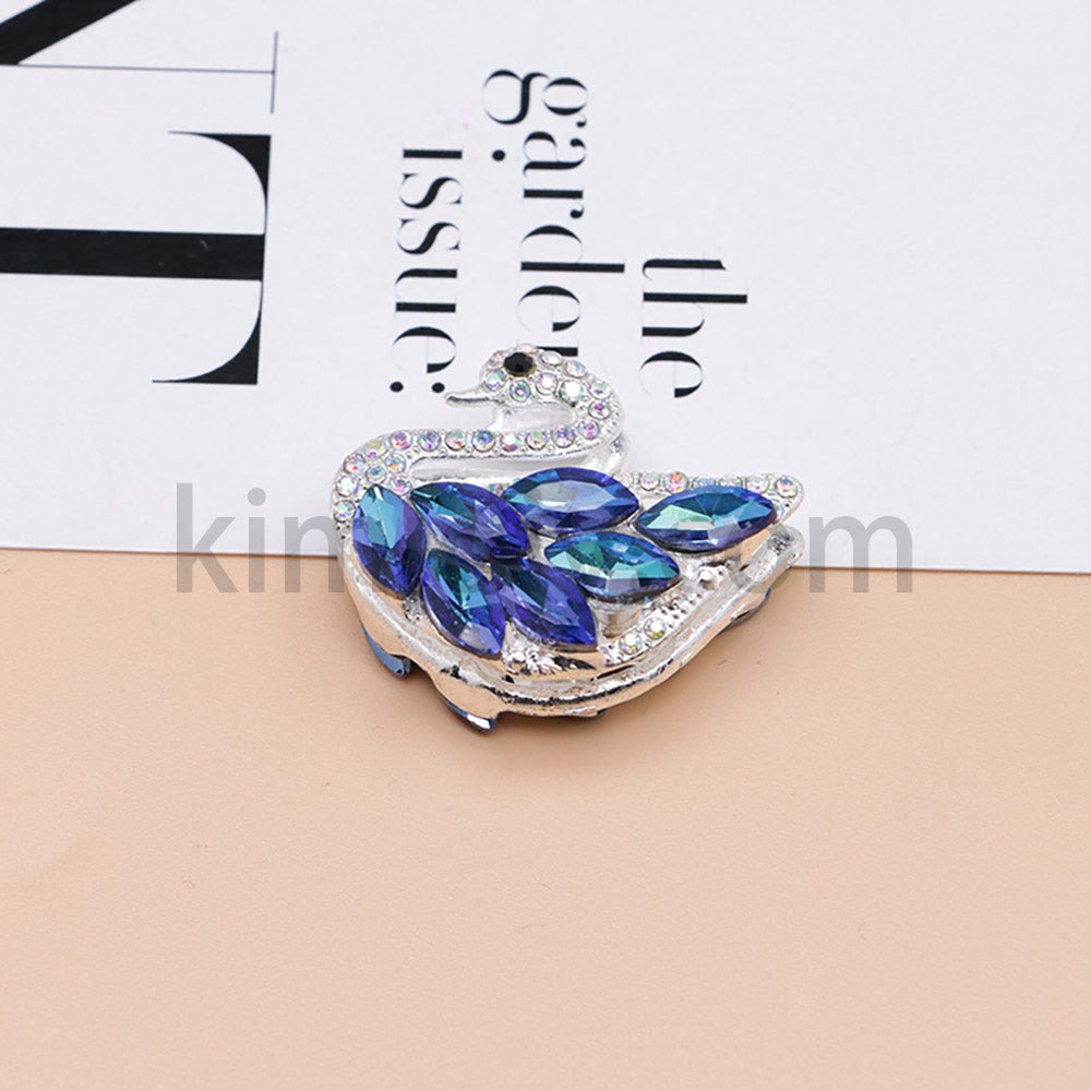 FS1622-Swan Diamond Alloy Beads Fit For Beadable Pens