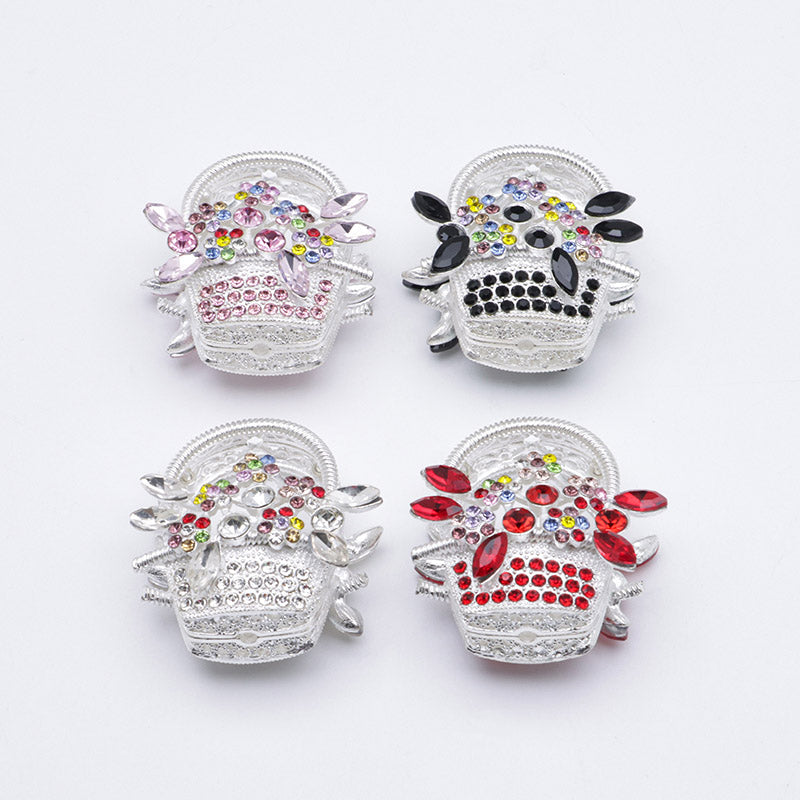 FS4952- Flower Basket Alloy Beads