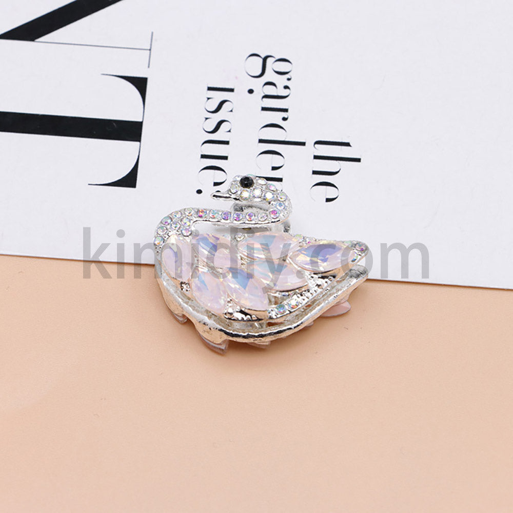 FS1622-Swan Diamond Alloy Beads Fit For Beadable Pens