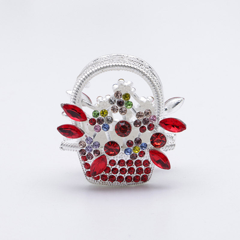 FS4952- Flower Basket Alloy Beads