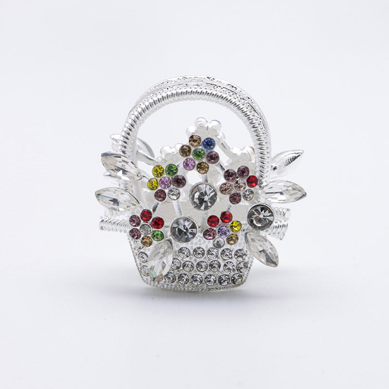 FS4952- Flower Basket Alloy Beads