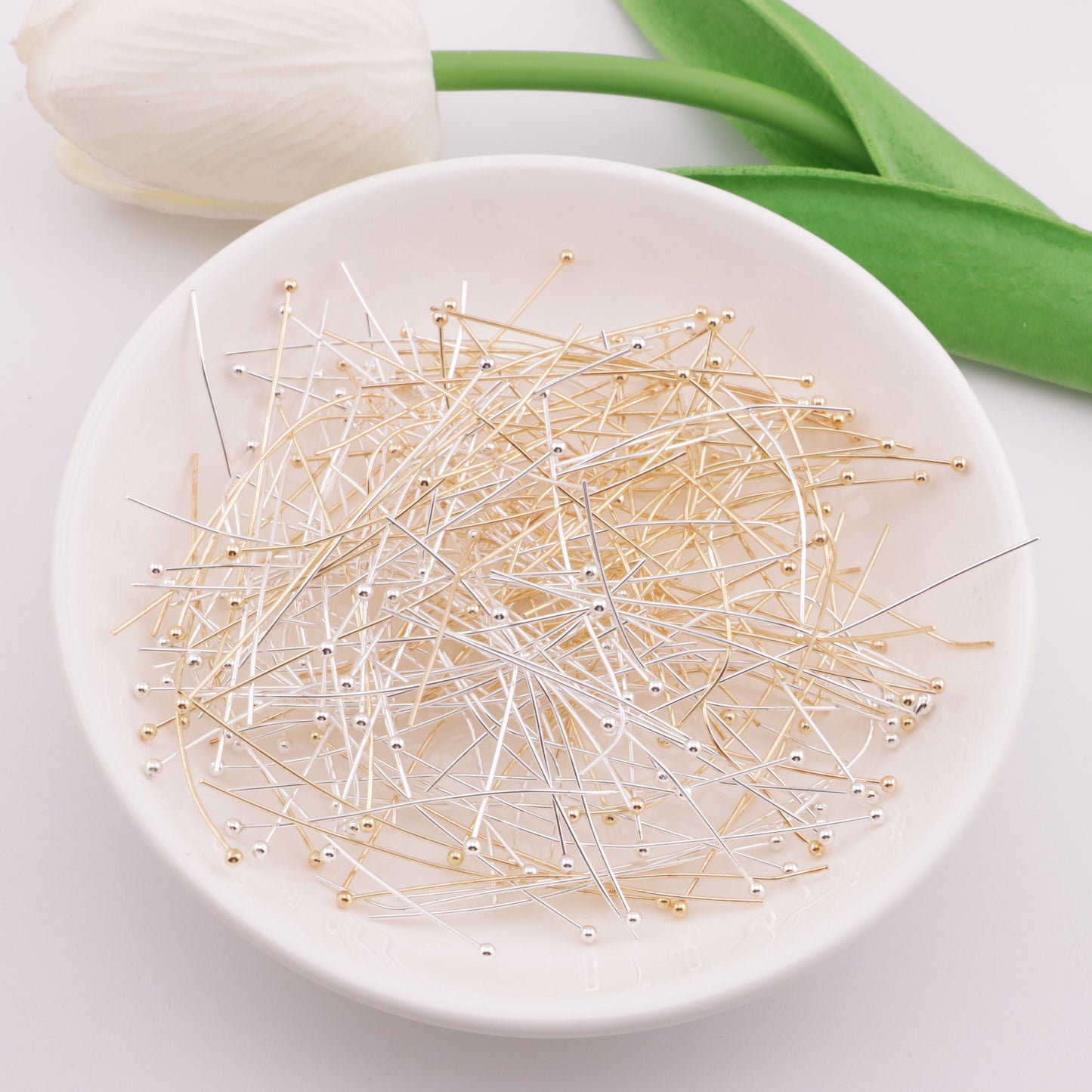FS6053- 5cm Long Length, 1.8mm Head, Lily - of - the - Valley Ball Needle