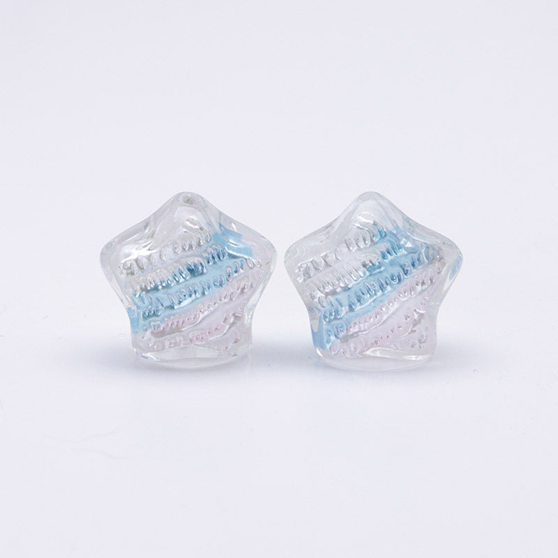 FS3692- 20mm Hand-Painted Oil Painting Bead Five-Pointed Stars