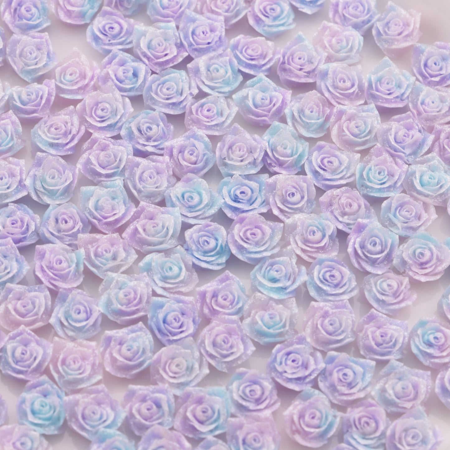 FS6140- 9mm Luminous Soft Flower Charms Night - Glow Soft Flower Patches