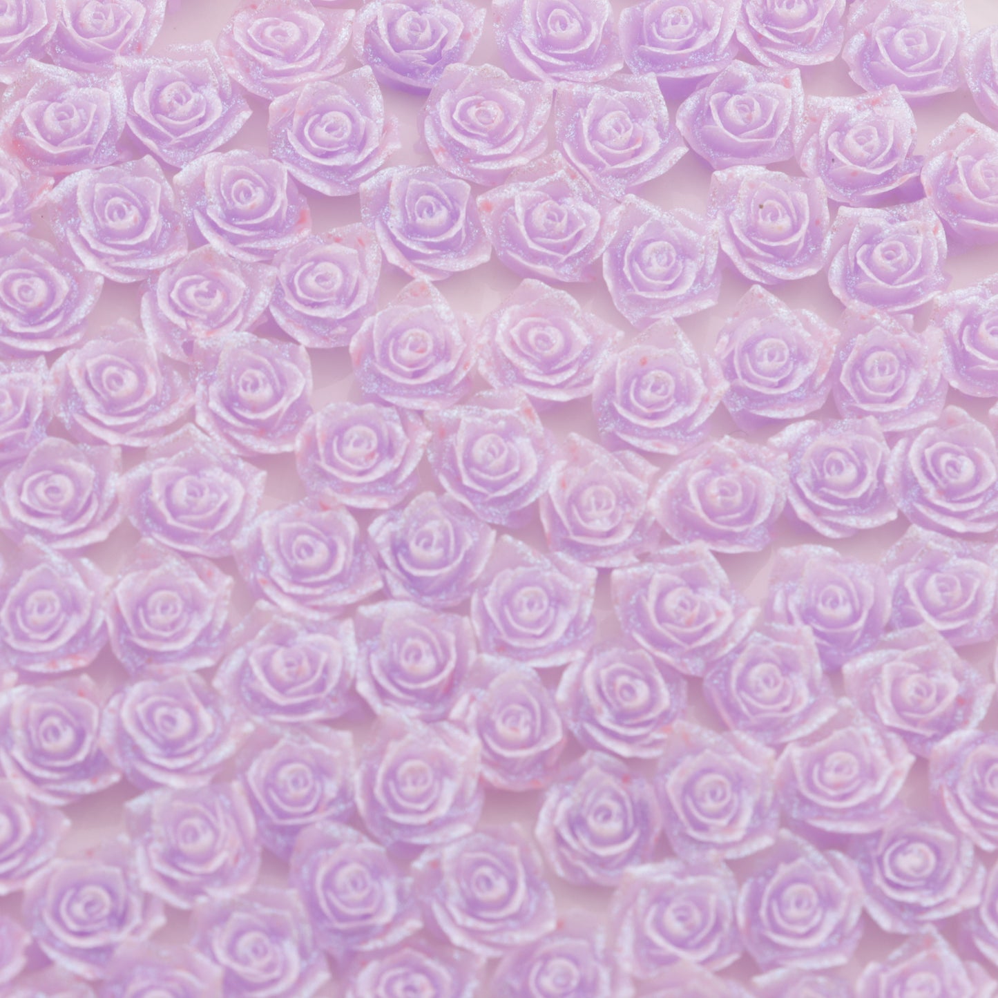 FS6140- 9mm Luminous Soft Flower Charms Night - Glow Soft Flower Patches