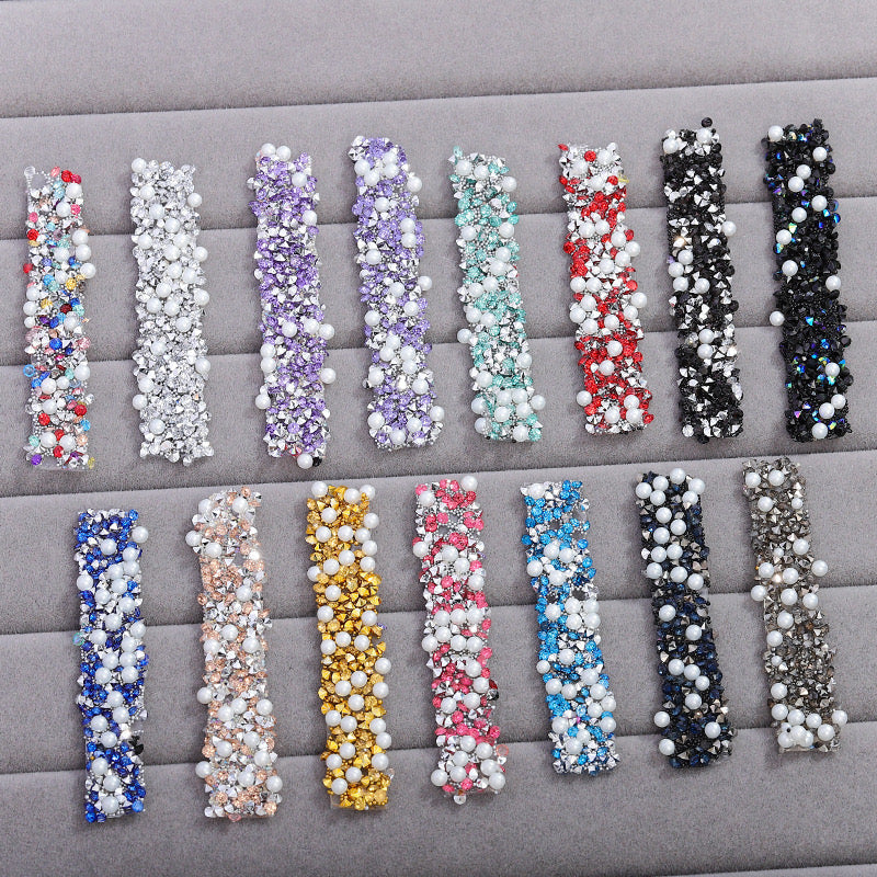 FS1515- Width 1.5cm Pearl Dianond Tape For Making Fancy Bead