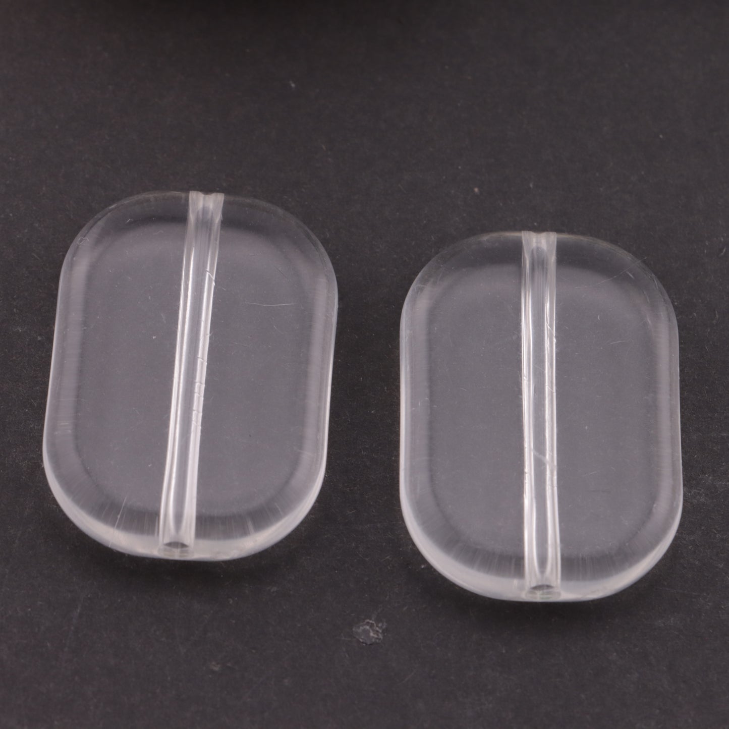FS6148- 24*35mm Clear Rounded Rectangular Plate Based Beads Transparent Rounded Rectangular Base Beads