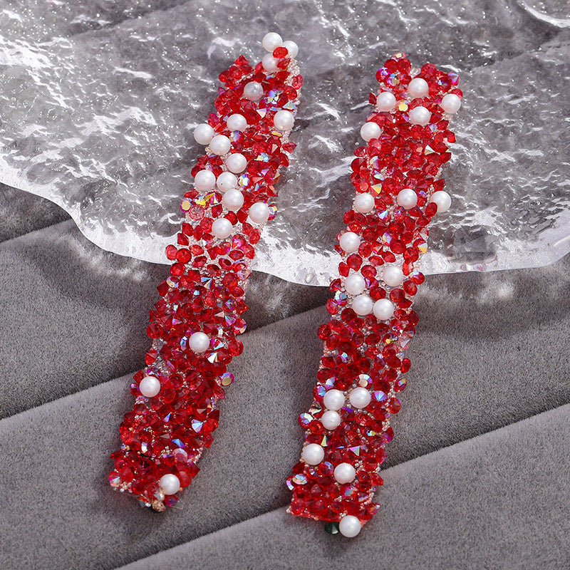 FS1515- Width 1.5cm Pearl Dianond Tape For Making Fancy Bead