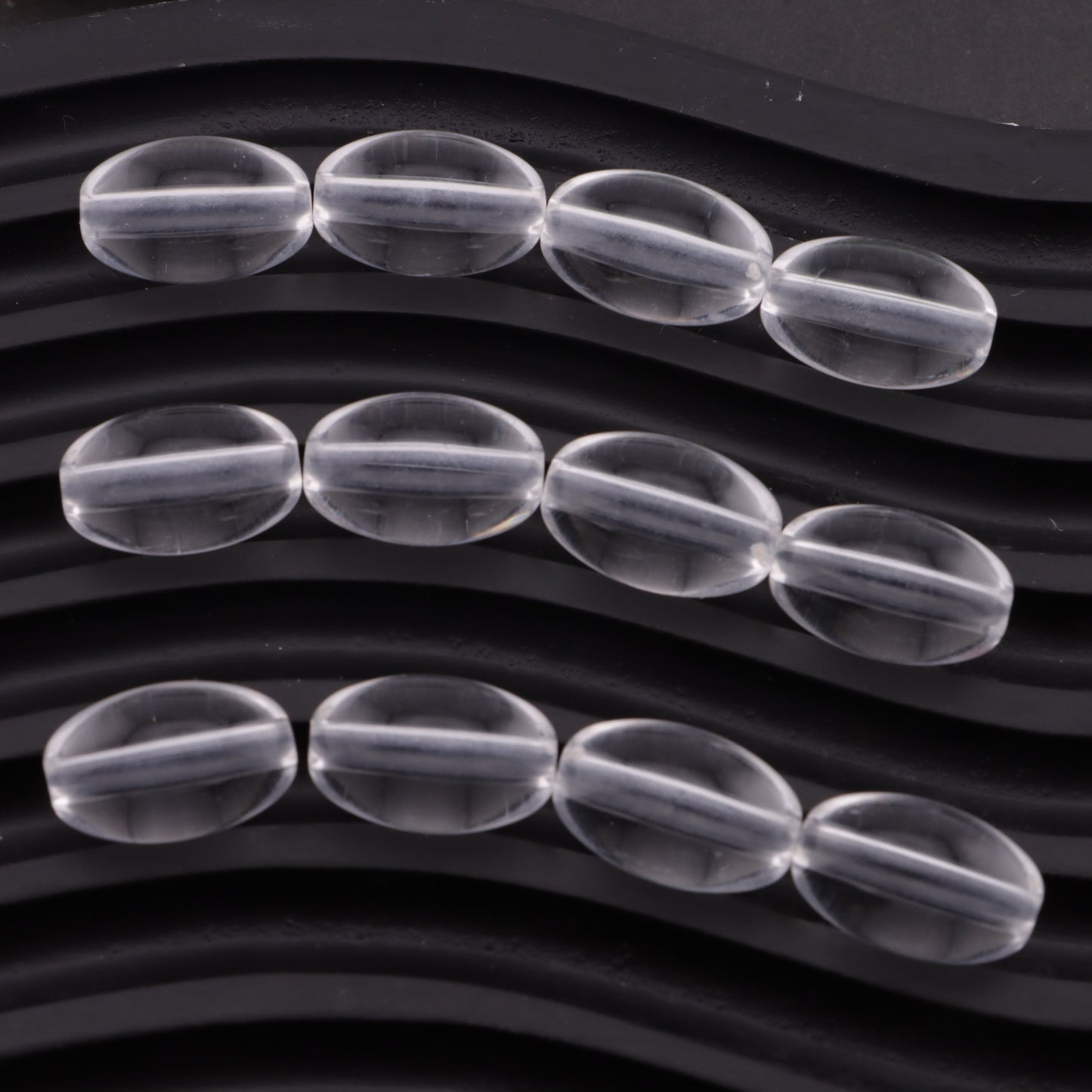 FS6123- 18.5*12mm Elliptical Clear Based Beads Fit For Pen