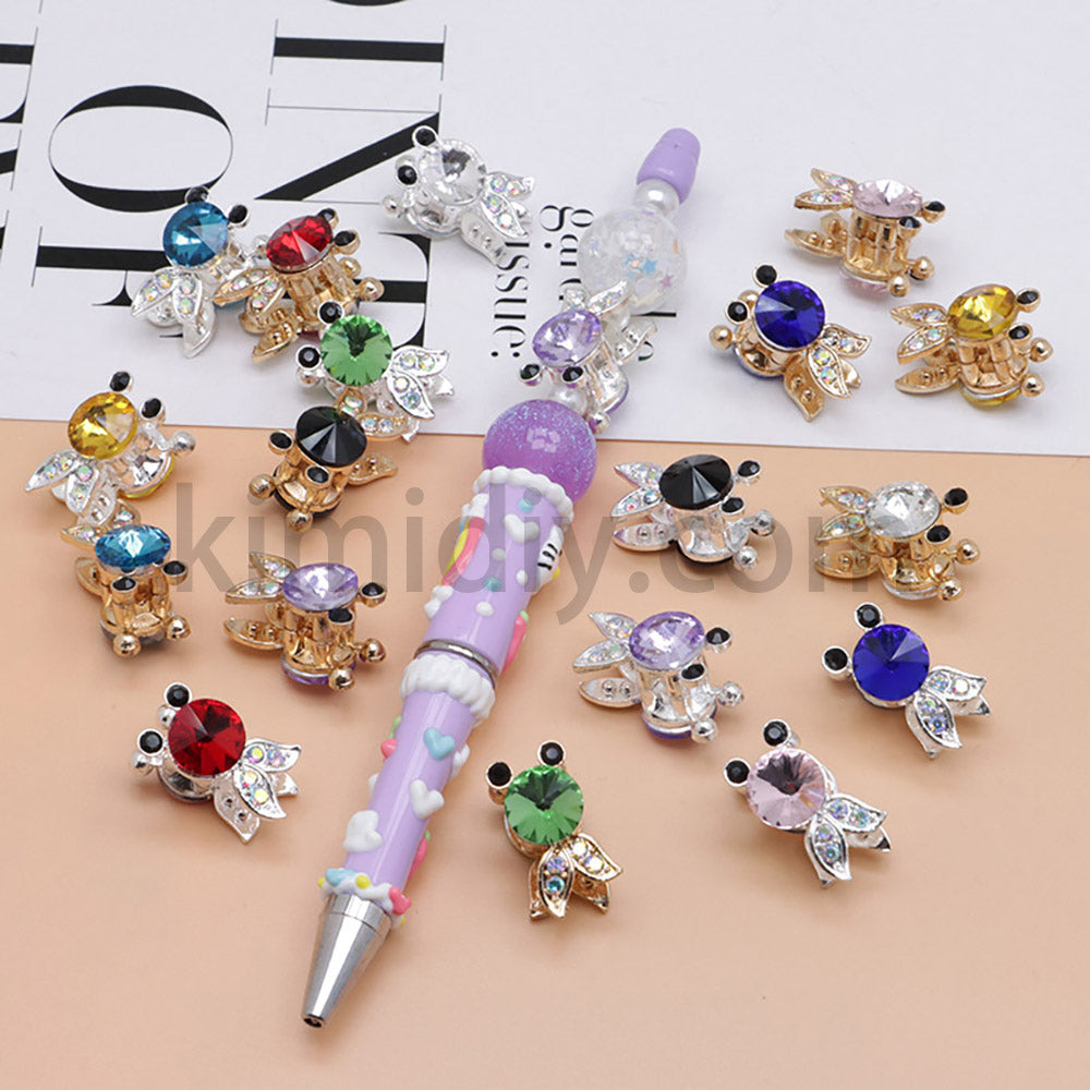 FS4837-Koi Alloy Diamond Beads Fit For Beadable Pens