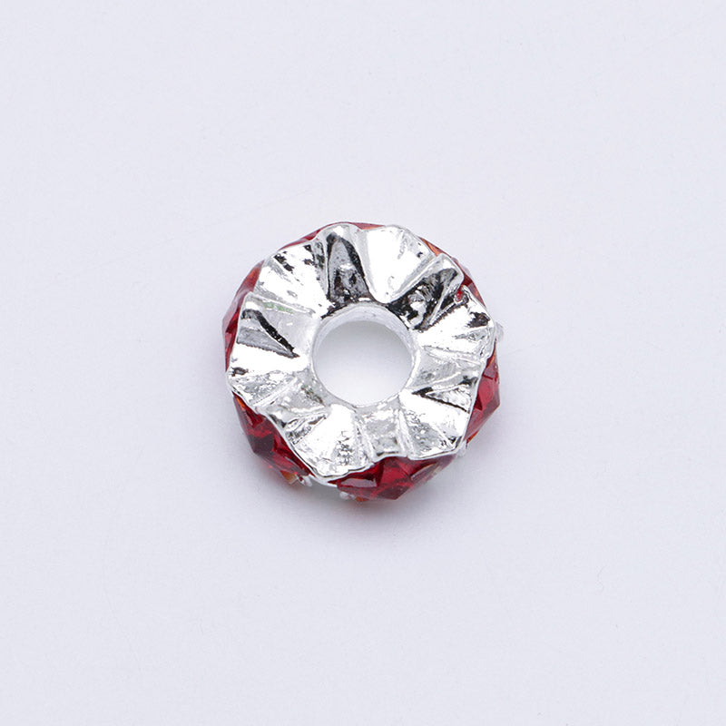FS5235- 16mm Metal Spacers With 6 Star Diamonds