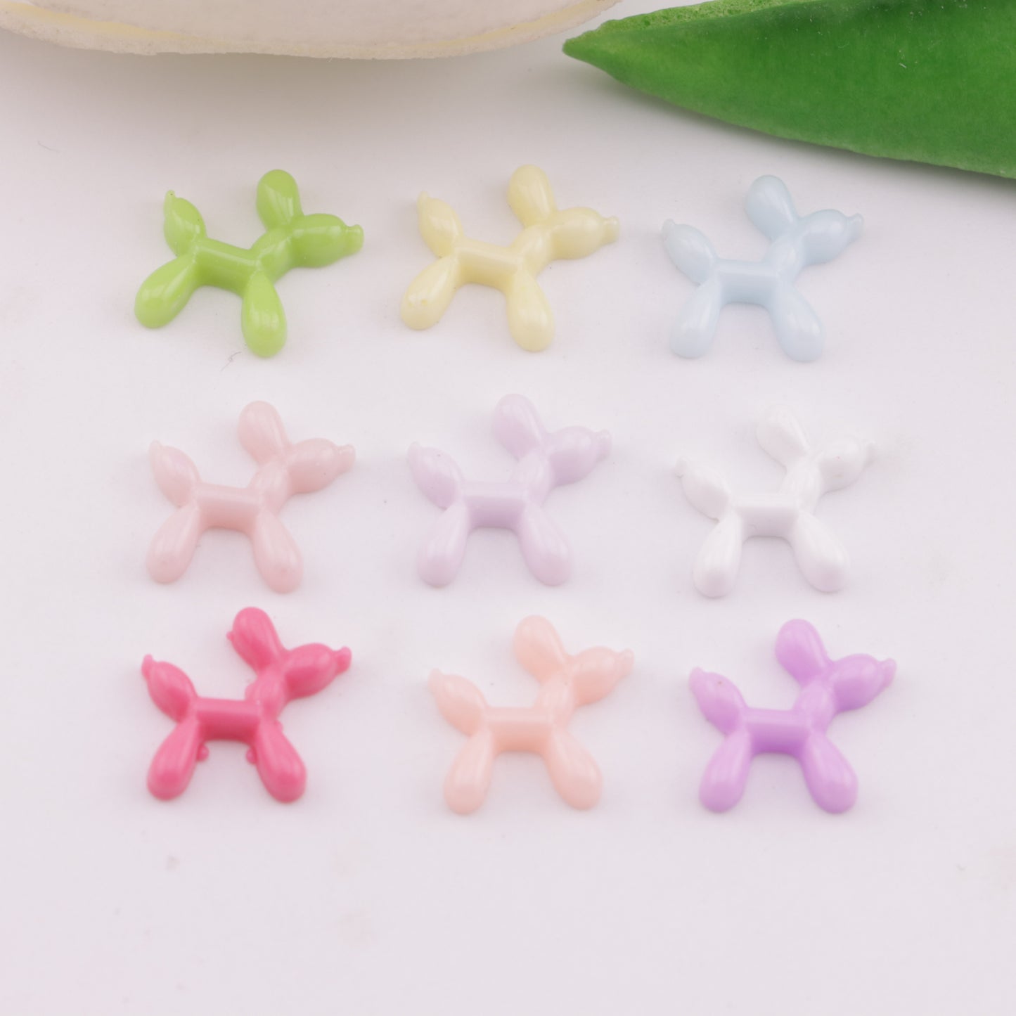 FS6184- 10×11mm Balloon Dog Charms Small Balloon Dog Patches