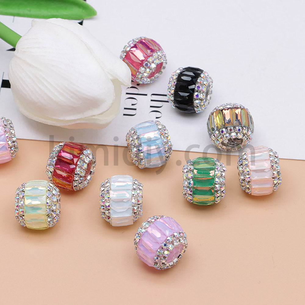 FS0365- 16MM Round Sparkling Beads Fit For Beadable Pens
