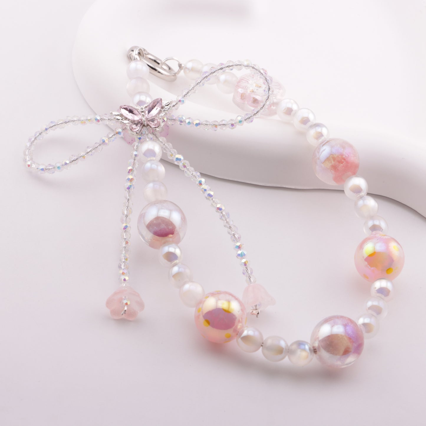 FS5225- 12*22mm Butterfly 4 Hole Metal Beads Fit For Pen