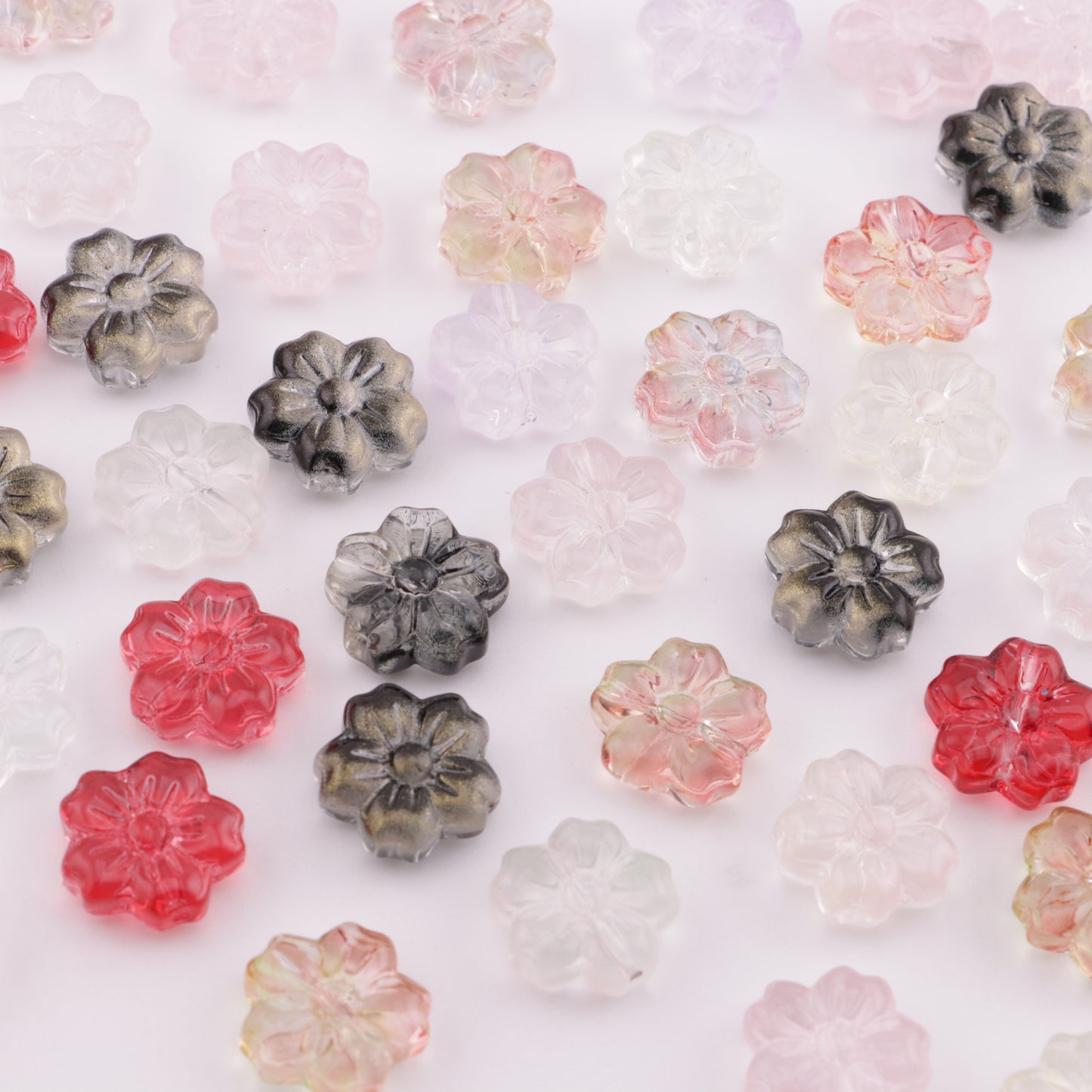 FS6213- 13mm Sakura Glass Beads