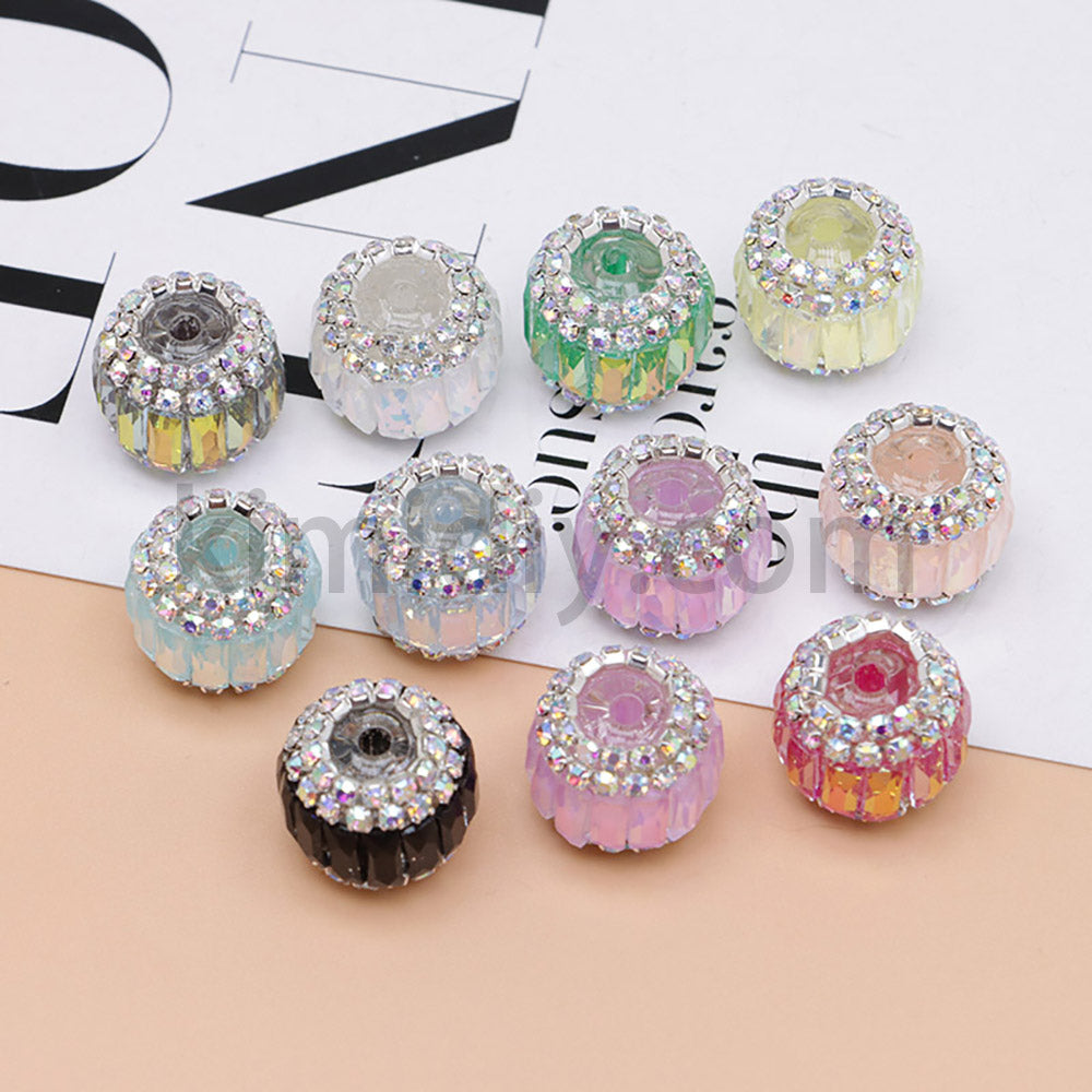 FS0365- 16MM Round Sparkling Beads Fit For Beadable Pens