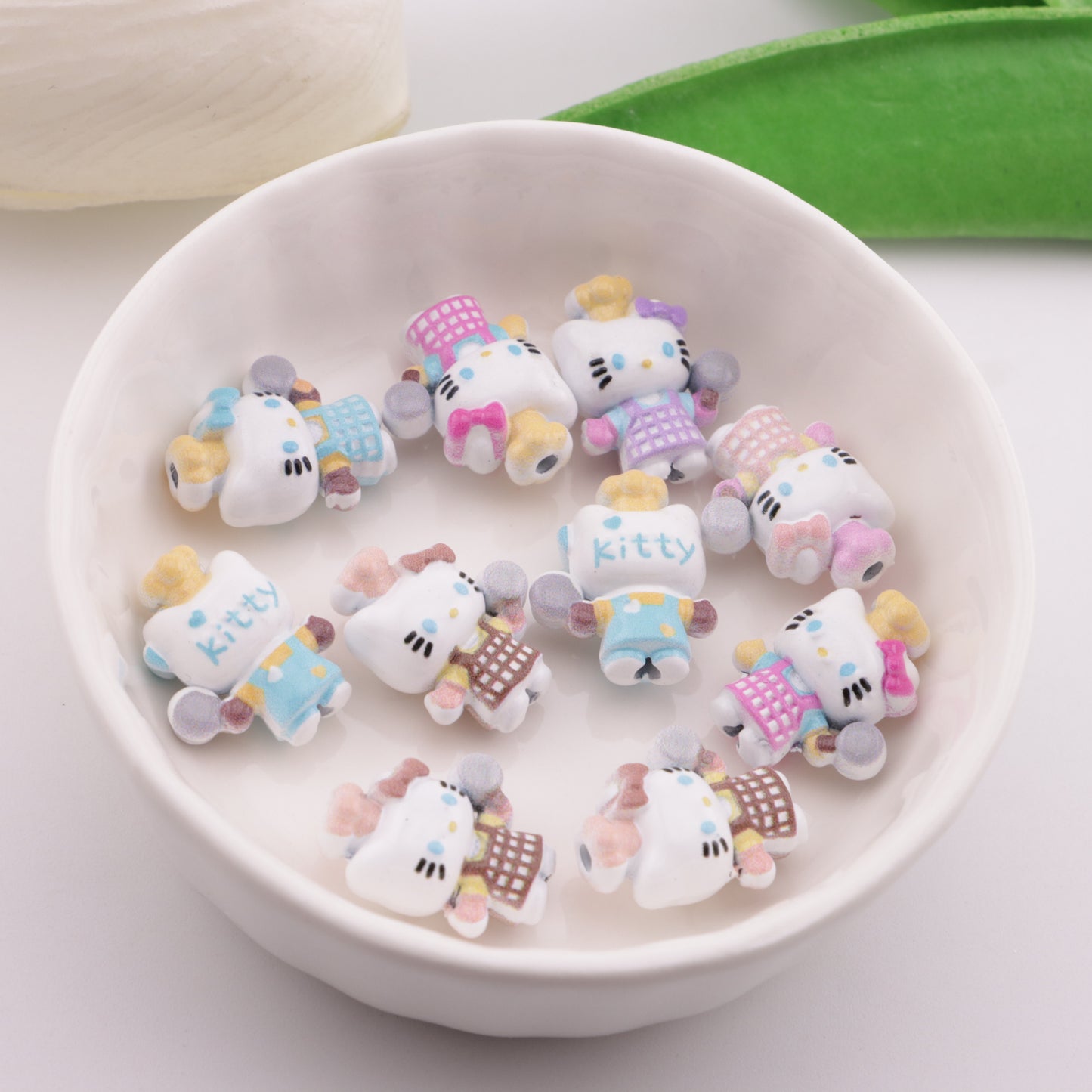FS6223- Kitty Alloy Beads