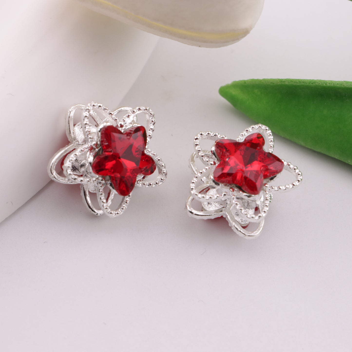 FS6326- Five - pointed Star Four - way Alloy Beads