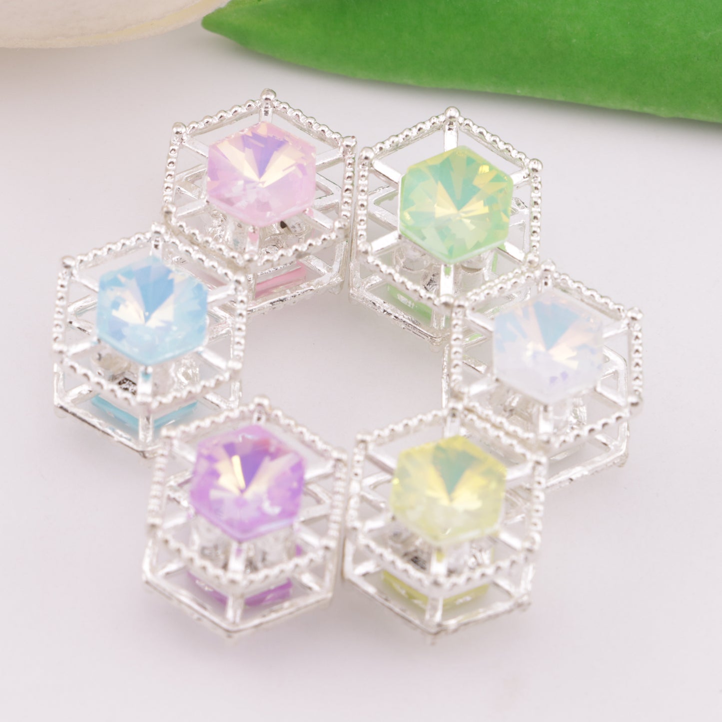 FS6333- Ferris Wheel Four - Way Alloy Beads