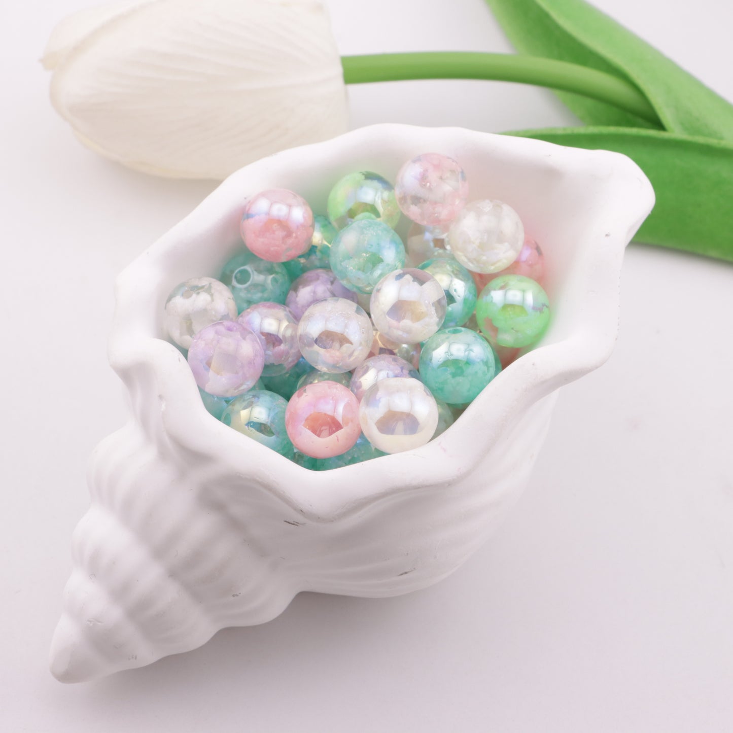 FS6239- 12mm Glow-in-the-Dark Cloud-shaped Resin Beads