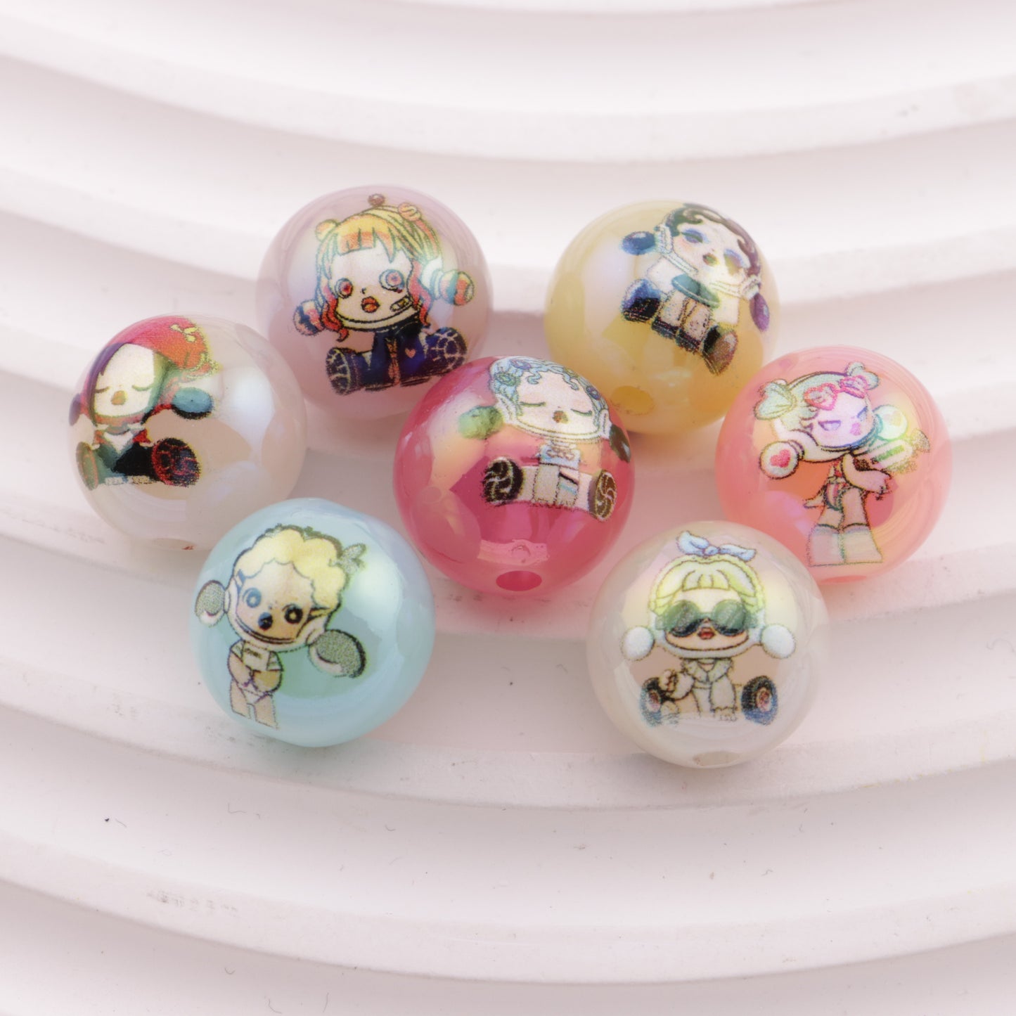 FS6306- 16mm Sp Beads Jelly - Colored Sp Beads