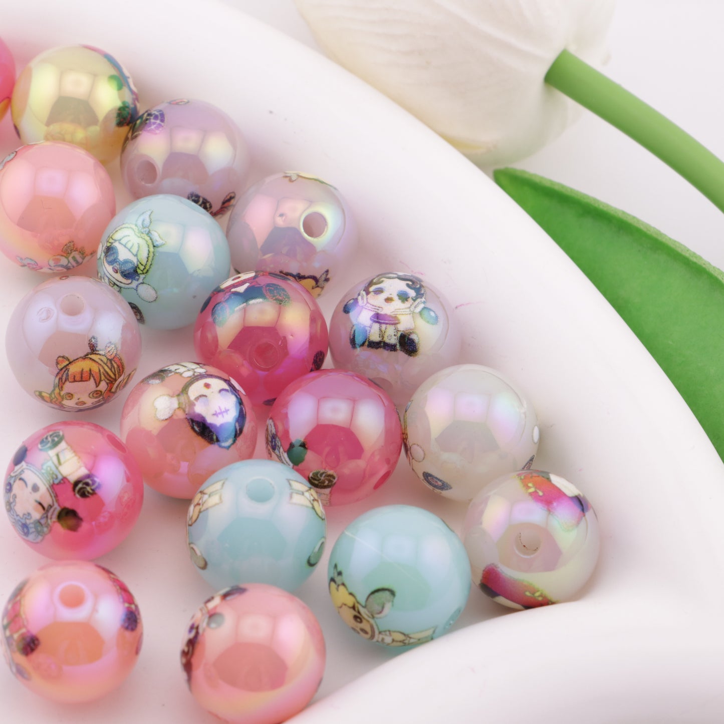 FS6306- 16mm Sp Beads Jelly - Colored Sp Beads