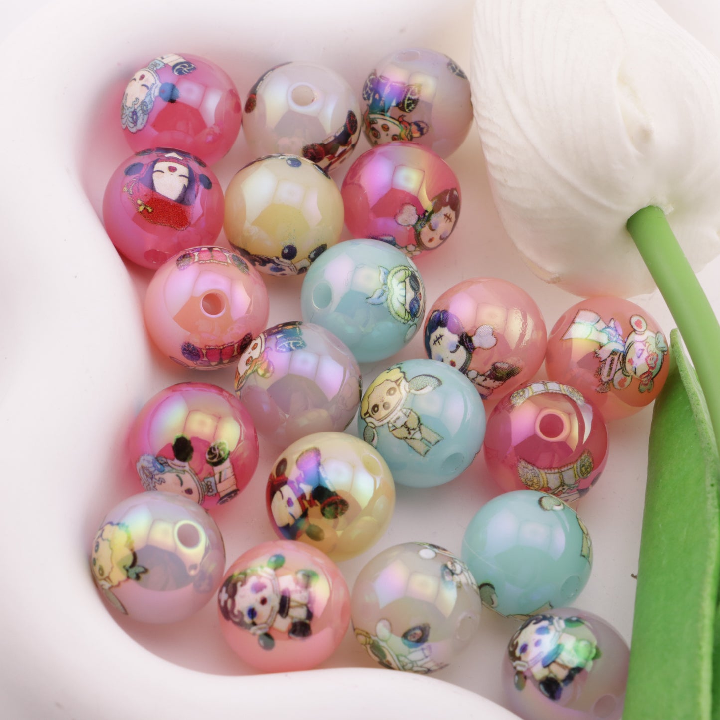 FS6306- 16mm Sp Beads Jelly - Colored Sp Beads