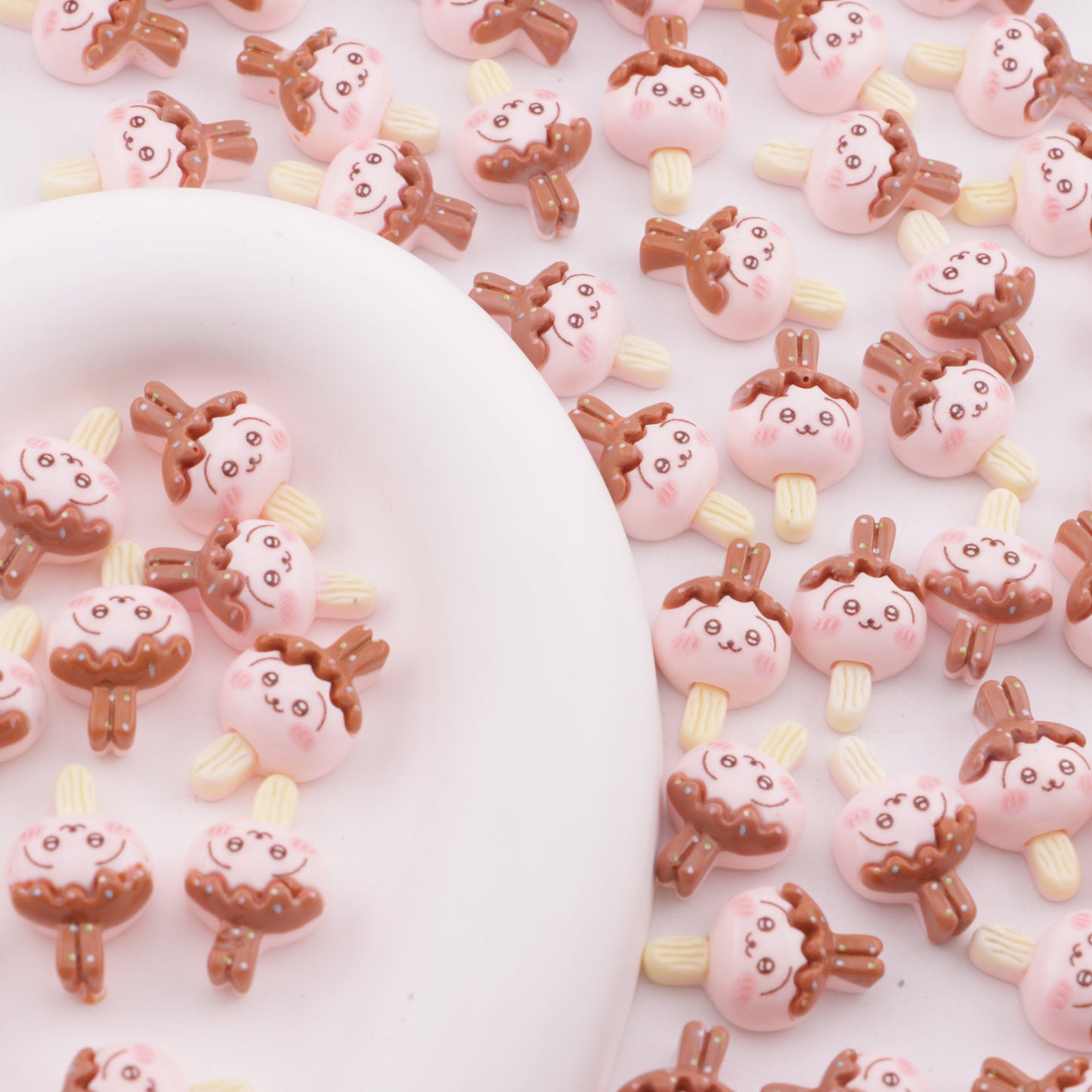 FS6312- 12×20mm Usagi Ice Cream Charms