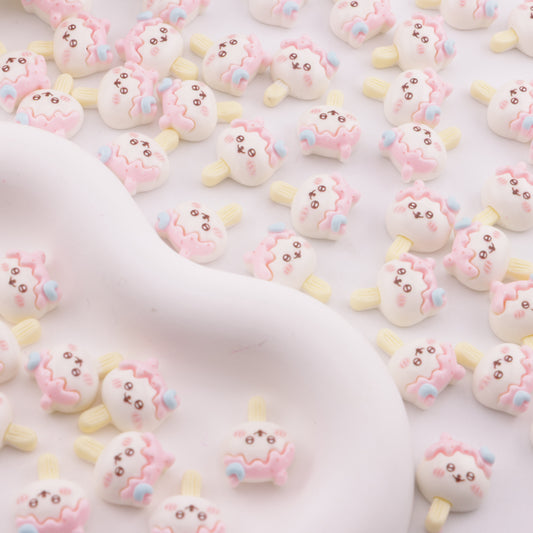 FS6313- 13×17mm Chiikawa Ice Cream Charms Ji Yika Wa Ice Cream Patches